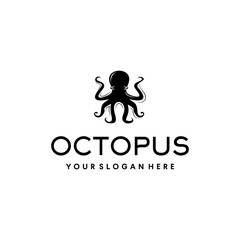 Octopus Logo Design Symbol Template Flat Style Vector Illustration.  Suitable for your design need, logo, illustration, animation, etc.