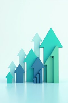 Visualizaci&oacute;n de incentivos econ&oacute;micos con flechas ascendentes, que representan beneficios fiscales, expansi&oacute;n empresarial y &eacute;xito financiero