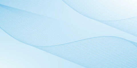 Abstract lines blue gradient background, Abstract backdrop presentation design. abstract gradient wavy lines background.