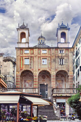 Fototapeta premium San Pietro in Banchi, Genoa, Italy