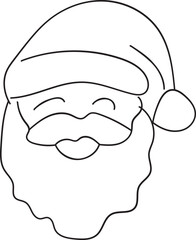 christmas doodle icon set with holiday tree gift boxes and stocking hand drawn vector illustration on white background