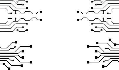 Circuit board design with complex wiring and connections