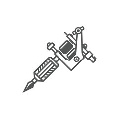 Obraz premium Tattoo Machine Design Illustration