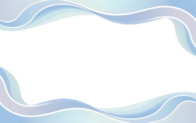 abstract blue background with waves template 
