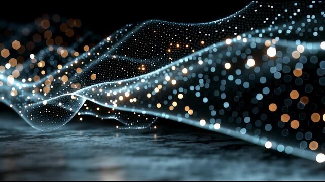 Sparkling Water Wave Motion Video.