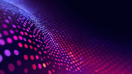 Abstract angled technology background with digital gradient, dotted purple and pink pattern, futuristic tech design, modern innovation concept, high-tech digital interface illustration
