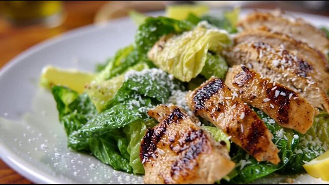 Caesar Salad With Grilled Chicken