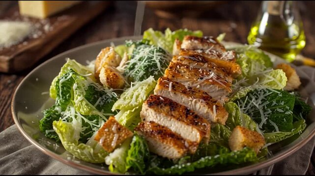 Caesar Salad With Grilled Chicken