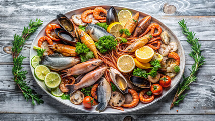 fresh seafood platter