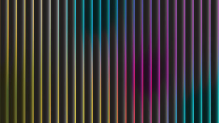 Abstract Vertical Neon Gradient Lines Background with Smooth Multicolor Glow