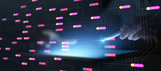 Blockchain Node Mapping and Distributed Network Visualization.