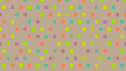 Subtle Abstract Geometric Hexagon Pattern on Beige Background for Professional Corporate Presentations and Media