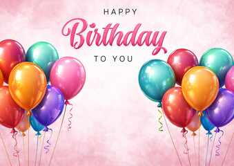 Elegant Birthday Party Invitation Card Template