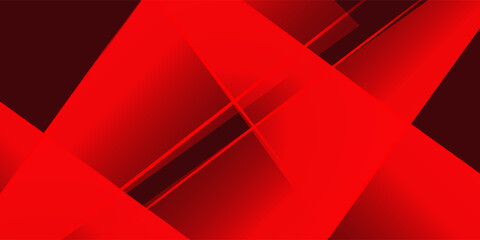 Abstract red geometric background. Vector illustration