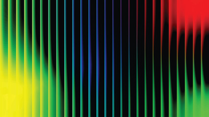 Abstract Vertical Neon Gradient Lines Background with Bold Multicolor Light Contrast
