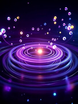 Abstract colorful light patterns