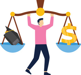 Vector IconMonthly expenses such as home loan. house rent, car payment, water bill, electricity bill, telephone. taxes bill, life insurance premium payment.

