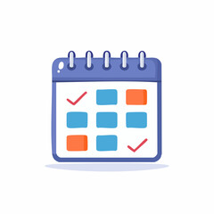 Calendar Icon Depicting Events, Schedule, Organization, and Agenda Management for Efficiency and Productivity