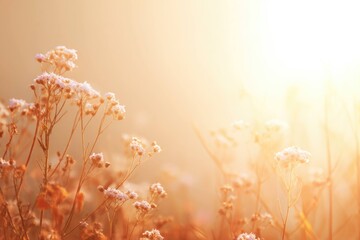 Tranquil Spring Leaves with Dreamy Atmosphere