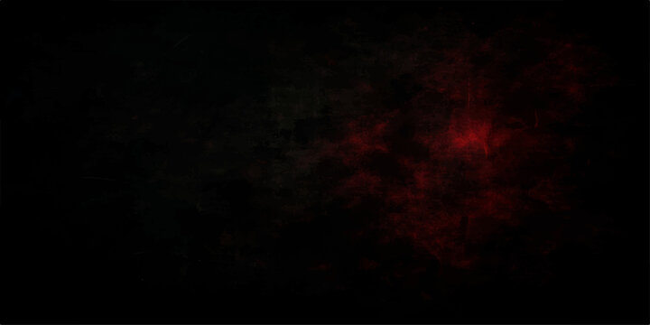 Red and black abstract smoke on dark background