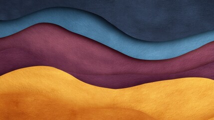 Abstract wavy textures with vibrant colors showcasing a blend of smooth surfaces and flowing forms creating a visually engaging composition for design projects