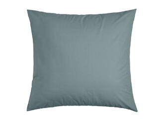 down pillow with cotton cover, isolate on a white background