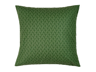 down pillow with cotton cover, isolate on a white background