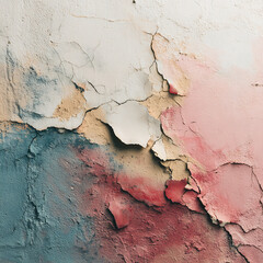 Obraz premium Abstract texture background of peeling paint on a wall