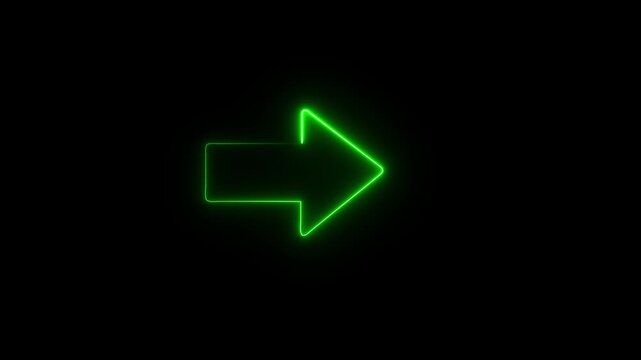 Animated arrow bouncing slide to down arrow icon on black background for scroll navigation and user interface indicator