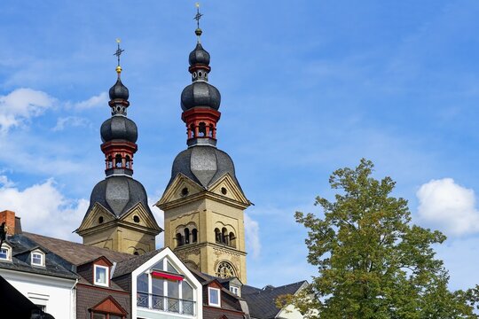 Towers of Our Lady Church, Cochem, Rhineland Palatinate, Germany