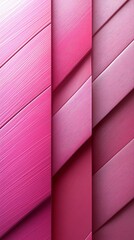 Textured planks with distinct wood grain in shades of pink create a visually engaging layered surface