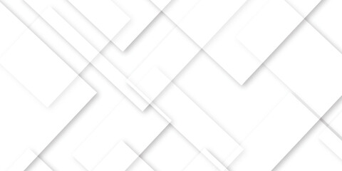 Abstract background with white and gray color technology modern background design . Geometric background with squares in bright light with soft shadows as pattern. Template for branding business .
