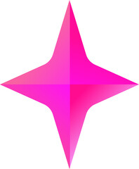 Obraz premium Pink Starburst Graphic