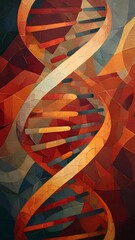 the DNA double helix being modified