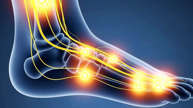 Foot Nerve Pathways Explained 3D Medical Animation