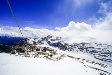 Nature at the M&ouml;lltal Glacier. Landscape in the mountains of Carinthia.
