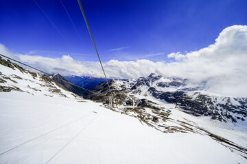Nature at the M&ouml;lltal Glacier. Landscape in the mountains of Carinthia.
