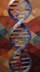 the DNA double helix being modified