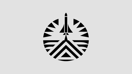 Abstract vector illustration of a compass rose symbolizing navigation direction and travel adventure