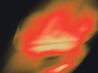 Abstract red and orange glowing grainy background