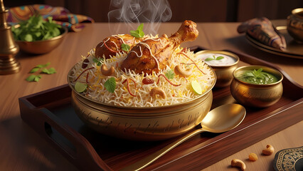 Luxury Royal Biryani Indian Pakistani Fine Dining Cuisine
