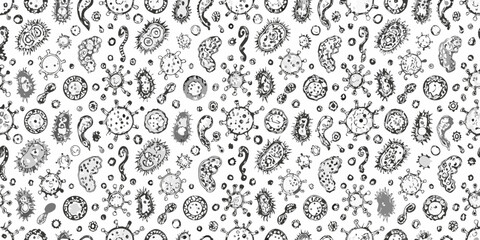 Intricate black and white paisley pattern covering the entire image surface