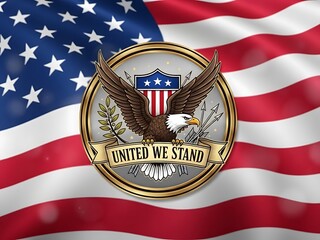 American Eagle emblem centered on the U.S