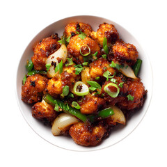 A gourmet dish of delicious chicken curry with healthy isolated on transparent background