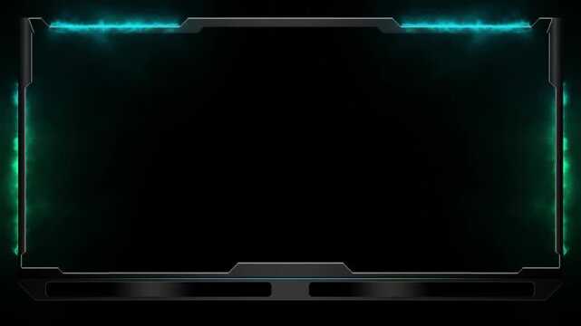 Animated face cam overlay for streams and gamers