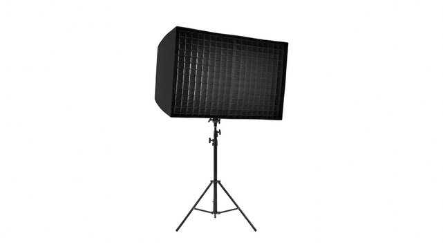 Professional softbox light on stand for photography studio setup