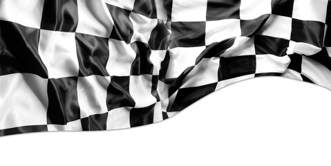 Checkered racing flag
