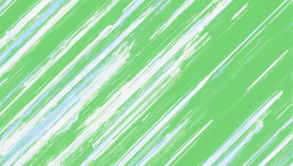 Dynamic Green and White Diagonal Stripe Abstract Background.