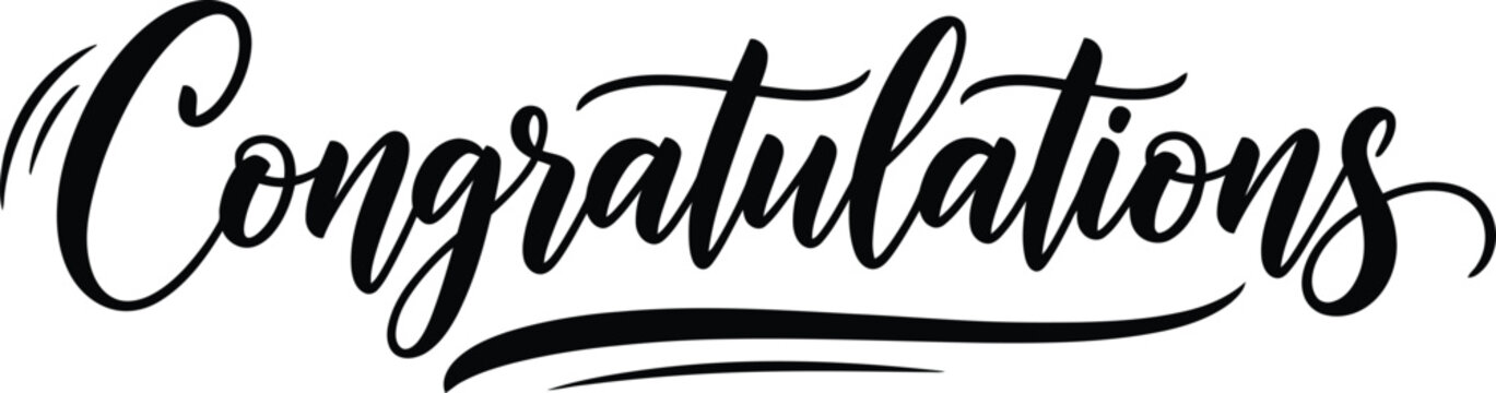 Elegant calligraphic script conveying congratulations, joy, and success for special occasions, achievements, and celebratory events