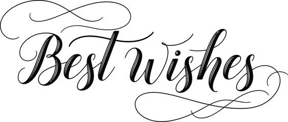 Elegant calligraphic script expressing heartfelt sentiments and good fortune, perfect for greeting cards, invitations, and special celebratory occasions